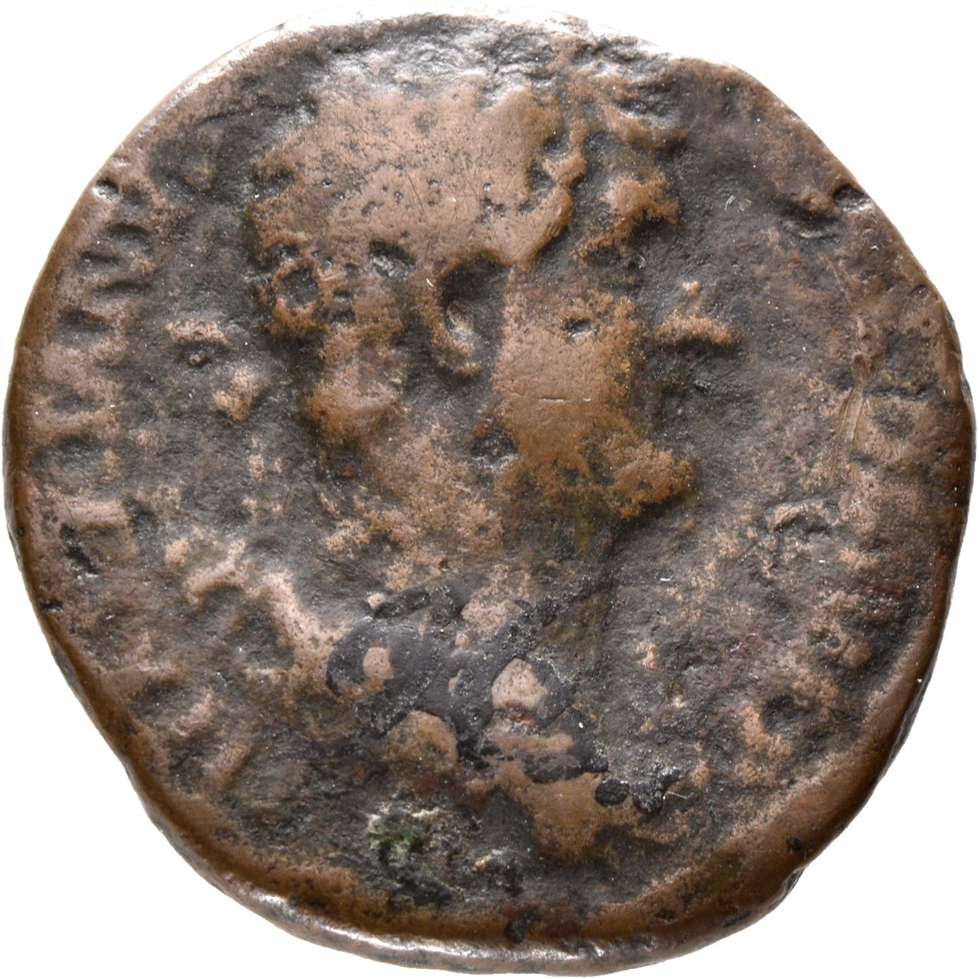 RIC II, Part 3 (second edition) Hadrian 1854 Hadrian obverse, Bust of Hadrian, laureate, draped, right, viewed from rear o...