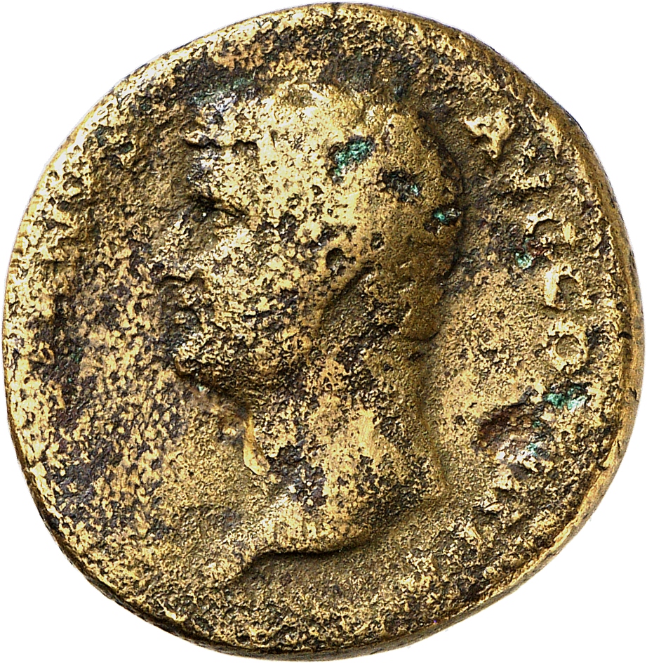 RIC II, Part 3 (second edition) Hadrian 1871 Hadrian obverse, Head of Hadrian, left