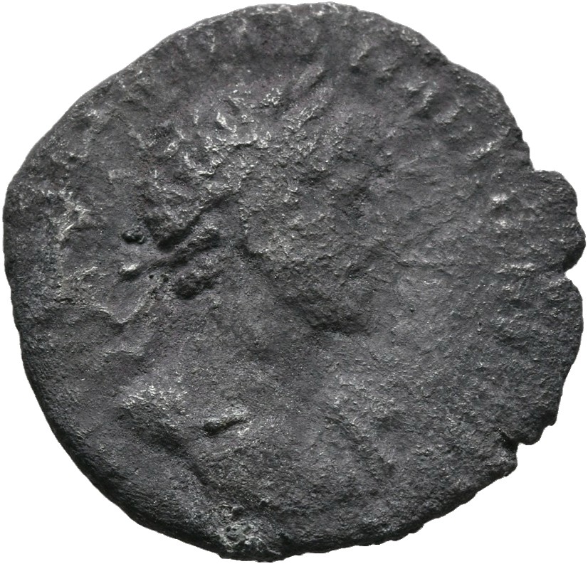RIC II, Part 3 (second edition) Hadrian 192 Hadrian obverse, Bust of Hadrian, laureate, bare chest, traces of drapery on f...
