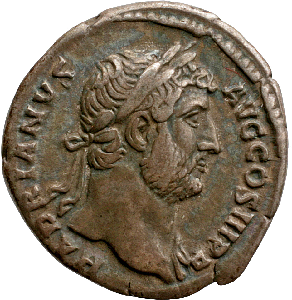 RIC II, Part 3 (second edition) Hadrian 1983 Hadrian obverse, Head of Hadrian, laureate, right