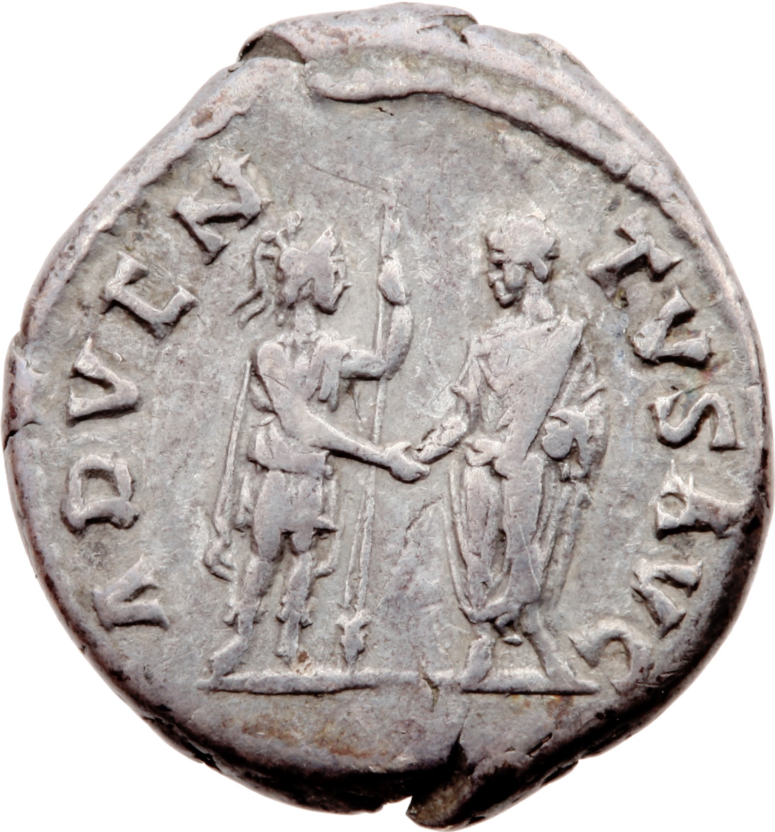 RIC II, Part 3 (second edition) Hadrian 1983 Hadrian reverse, Roma standing right, holding spear and clasping hands with H...