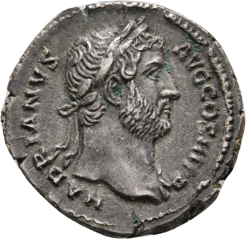 RIC II, Part 3 (second edition) Hadrian 1984 Hadrian obverse, Head of Hadrian, right