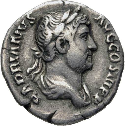 RIC II, Part 3 (second edition) Hadrian 1985 Hadrian obverse, Bust of Hadrian, laureate, draped, right, viewed from rear o...