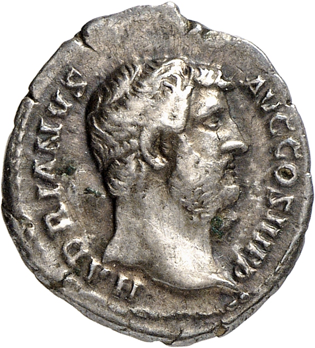 RIC II, Part 3 (second edition) Hadrian 1996 Hadrian obverse, Head of Hadrian, right
