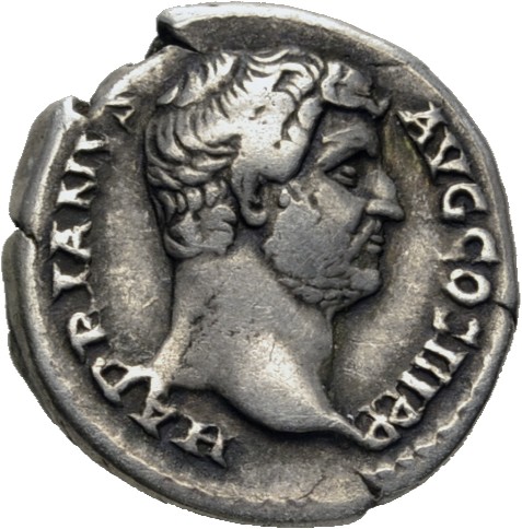 RIC II, Part 3 (second edition) Hadrian 2001 Hadrian obverse, Head of Hadrian, right