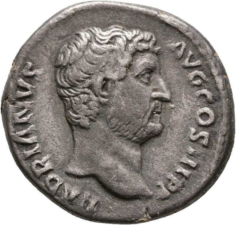 RIC II, Part 3 (second edition) Hadrian 2006 Hadrian obverse, Head of Hadrian, right