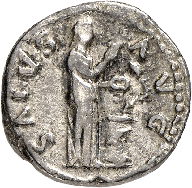 RIC II, Part 3 (second edition) Hadrian 2047 Hadrian reverse, Salus standing right, holding patera; to right, altar with s...
