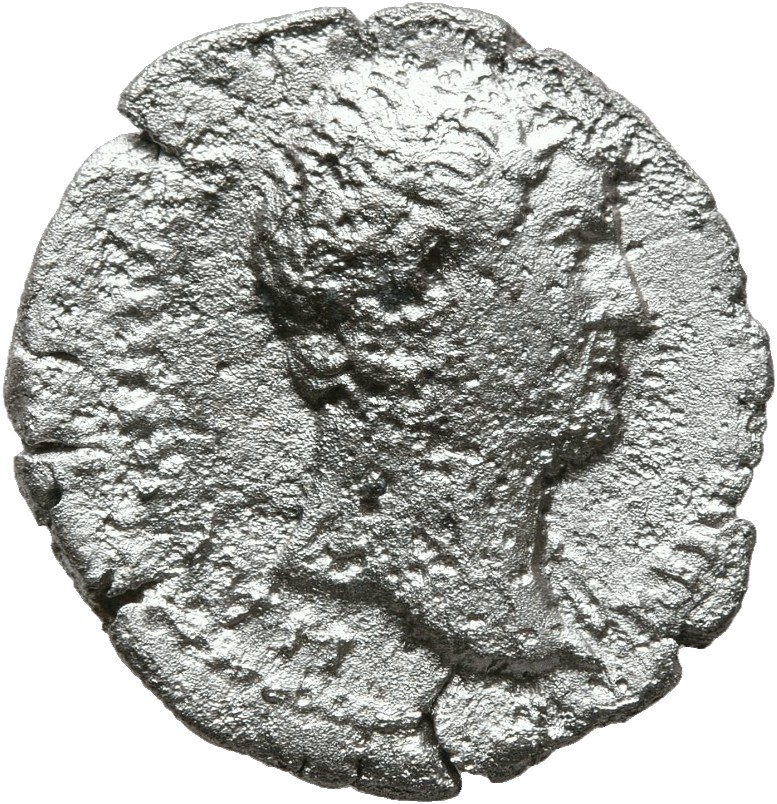 RIC II, Part 3 (second edition) Hadrian 2049 Hadrian obverse, Bust of Hadrian, draped, right, viewed from rear or side