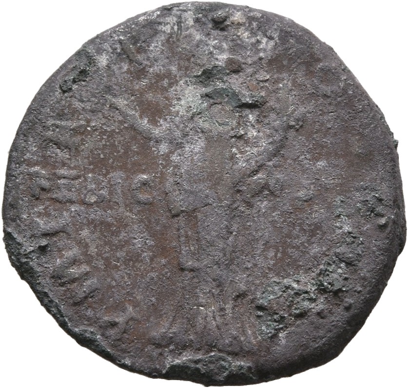 RIC II, Part 3 (second edition) Hadrian 207 Hadrian reverse, Felicitas, standing left, holding caduceus and cornucopia