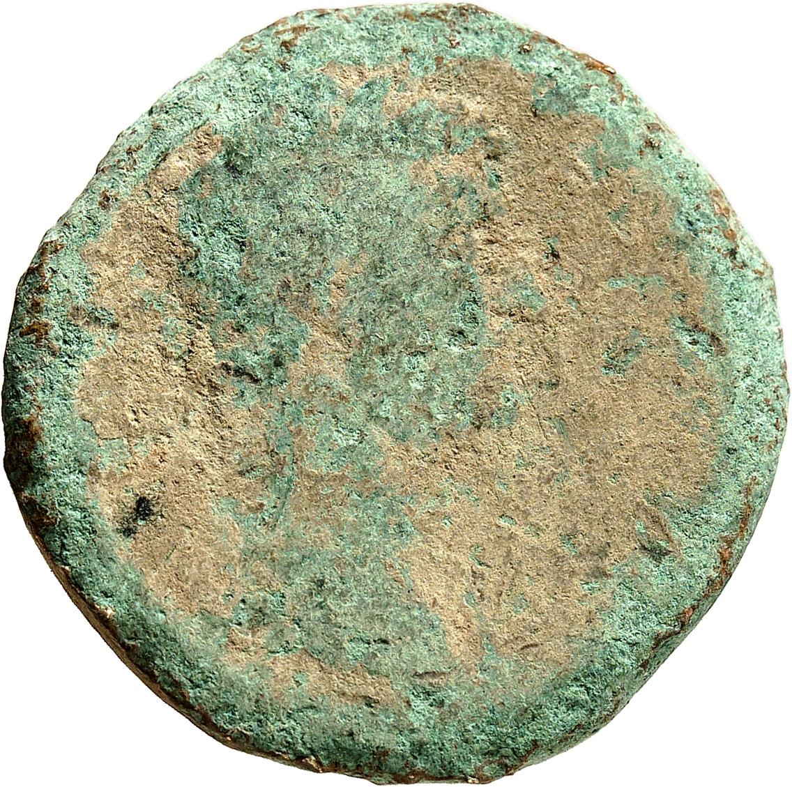 RIC II, Part 3 (second edition) Hadrian 2086 Hadrian obverse, Bust of Hadrian, laureate, draped, right, viewed from rear o...