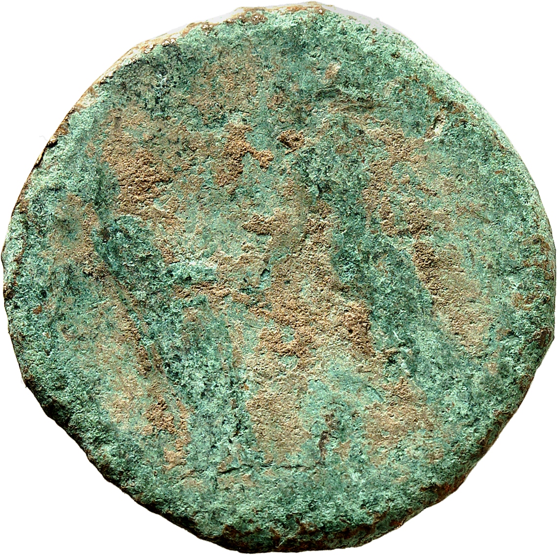 RIC II, Part 3 (second edition) Hadrian 2086 Hadrian reverse, Hadrian standing right, holding scroll and greeting Felicita...