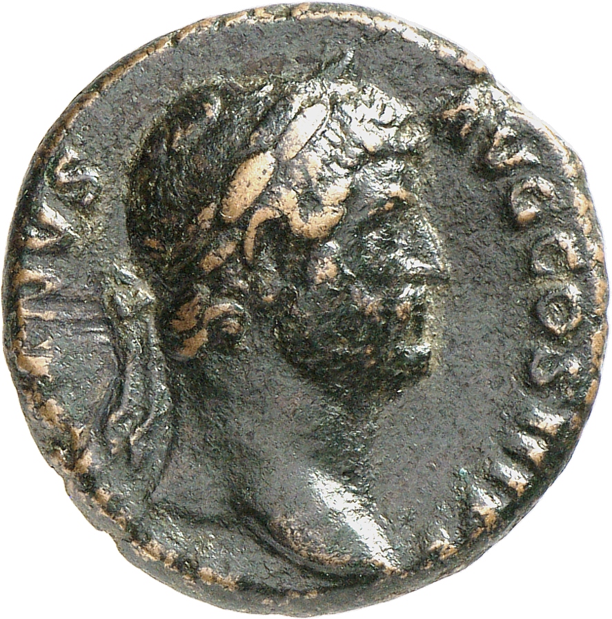 RIC II, Part 3 (second edition) Hadrian 2100 Hadrian obverse, Head of Hadrian, laureate, right