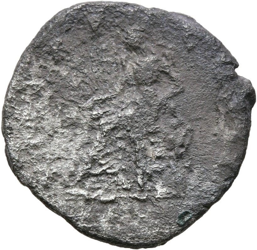 RIC II, Part 3 (second edition) Hadrian 218 Hadrian reverse, Concordia seated left on throne, holding patera and resting o...