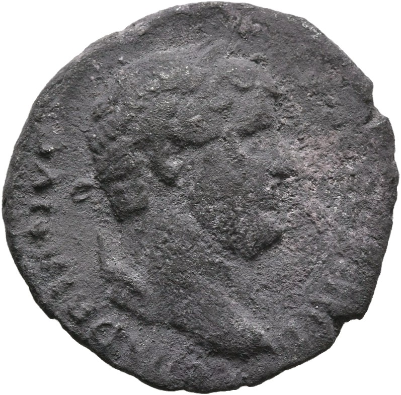 RIC II, Part 3 (second edition) Hadrian 2199 Hadrian obverse, Head of Hadrian, laureate, right