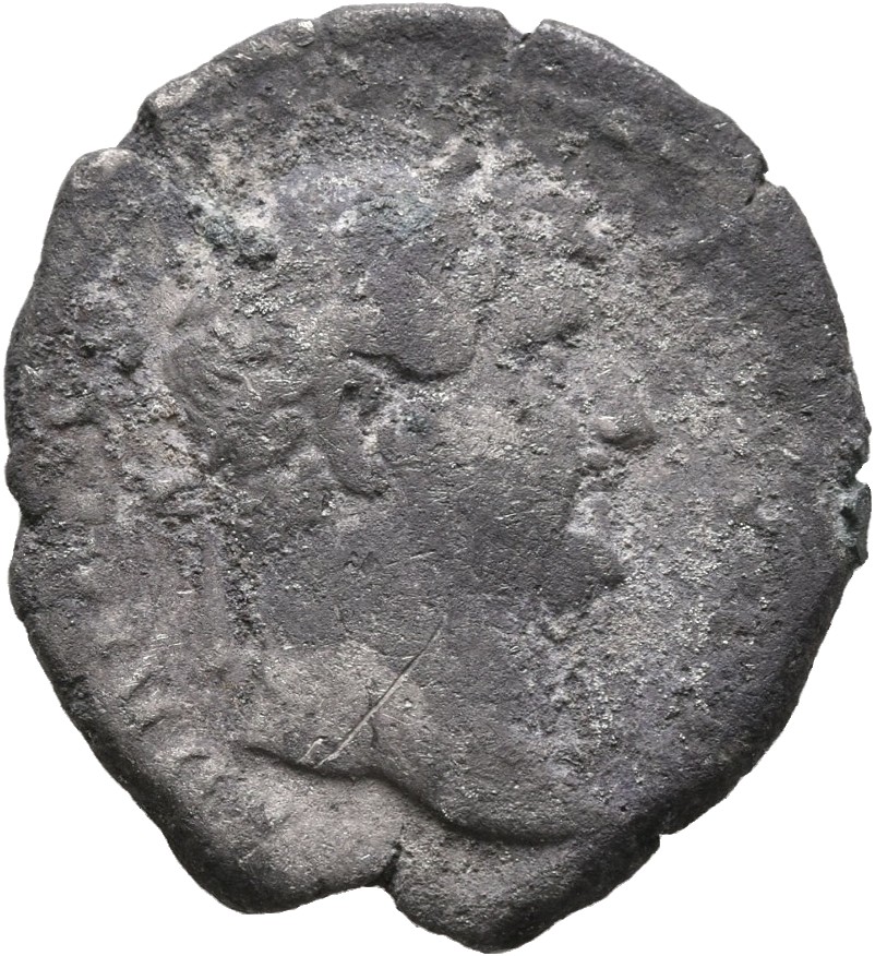RIC II, Part 3 (second edition) Hadrian 2239 Hadrian obverse, Head of Hadrian, laureate, right