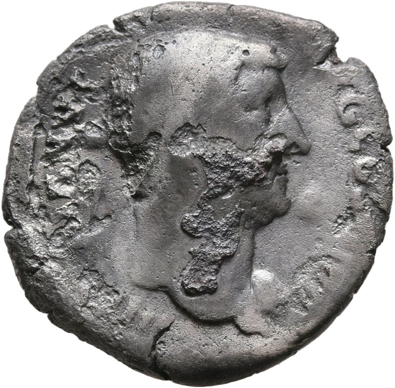 RIC II, Part 3 (second edition) Hadrian 2243 Hadrian obverse, Head of Hadrian, right