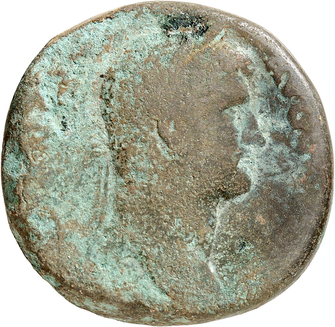 RIC II, Part 3 (second edition) Hadrian 2250 Hadrian obverse, Head of Hadrian, laureate, right