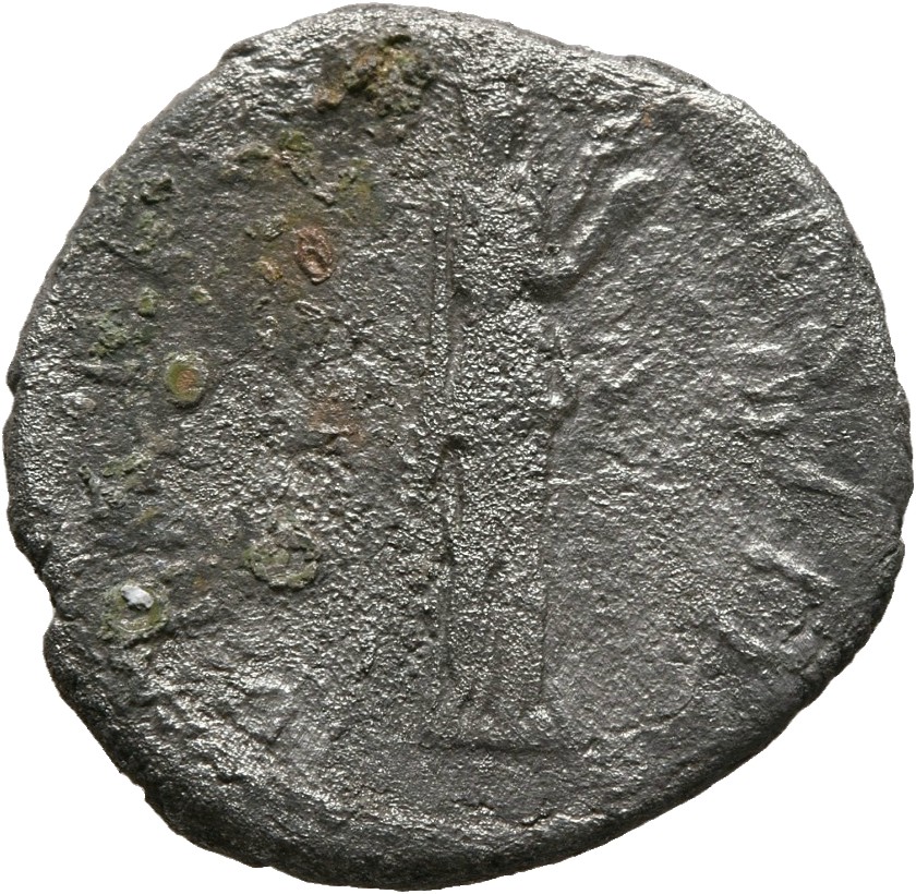 RIC II, Part 3 (second edition) Hadrian 228 Hadrian reverse, Pietas, veiled, standing right, raising both hands