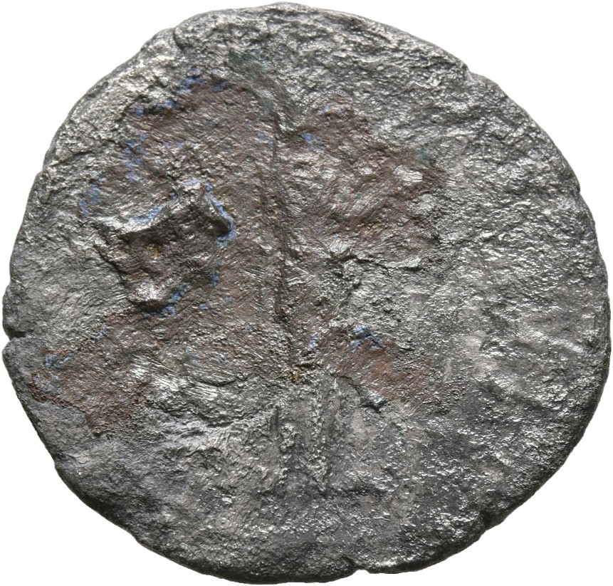 RIC II, Part 3 (second edition) Hadrian 228 Hadrian reverse, Pietas, veiled, standing right, raising both hands
