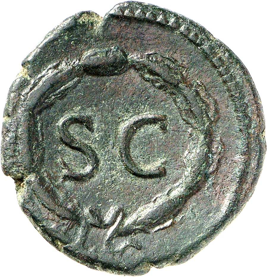 RIC II, Part 3 (second edition) Hadrian 2294 Hadrian reverse, S C within a wreath