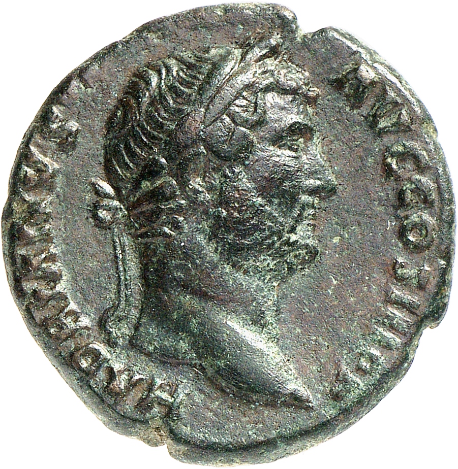 RIC II, Part 3 (second edition) Hadrian 2294 Hadrian obverse, Head of Hadrian, laureate, right