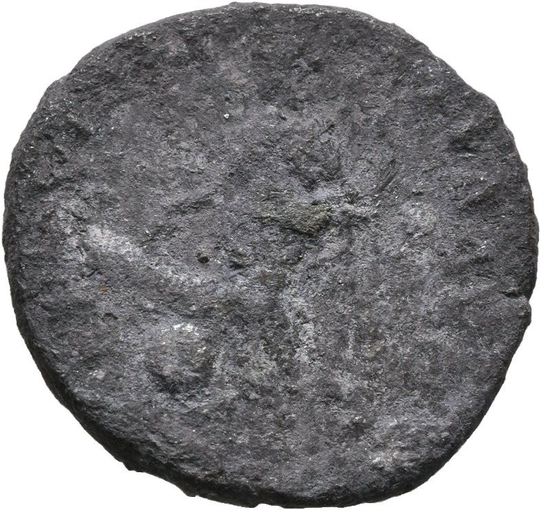 RIC II, Part 3 (second edition) Hadrian 2319 Hadrian reverse, Providentia standing left, usually leaning against column, p...