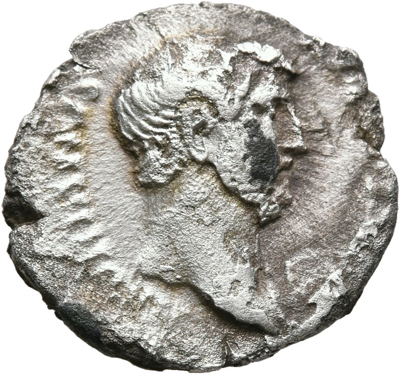 RIC II, Part 3 (second edition) Hadrian 2320 Hadrian obverse, Head of Hadrian, right