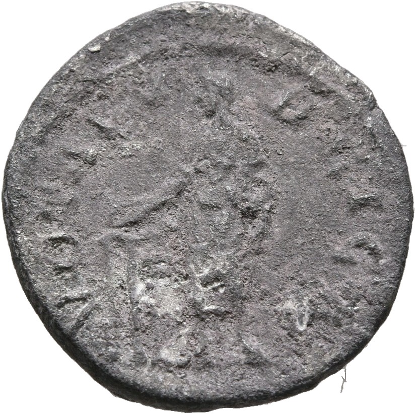 RIC II, Part 3 (second edition) Hadrian 2328 Hadrian reverse, Hadrian standing left, holding patera over altar to left