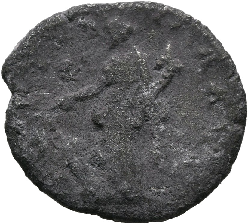 RIC II, Part 3 (second edition) Hadrian 2335 Hadrian reverse, Fortuna standing left, holding rudder and cornucopia