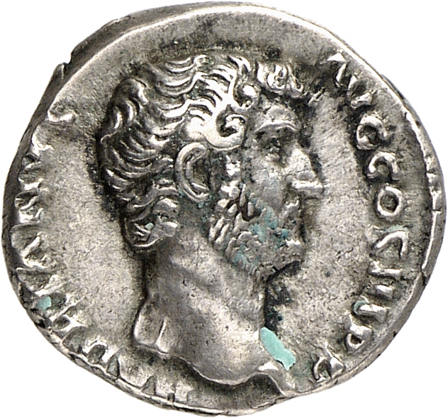 RIC II, Part 3 (second edition) Hadrian 2341 Hadrian obverse, Head of Hadrian, laureate, right