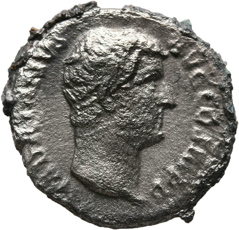 RIC II, Part 3 (second edition) Hadrian 2343 Hadrian obverse, Head of Hadrian, right