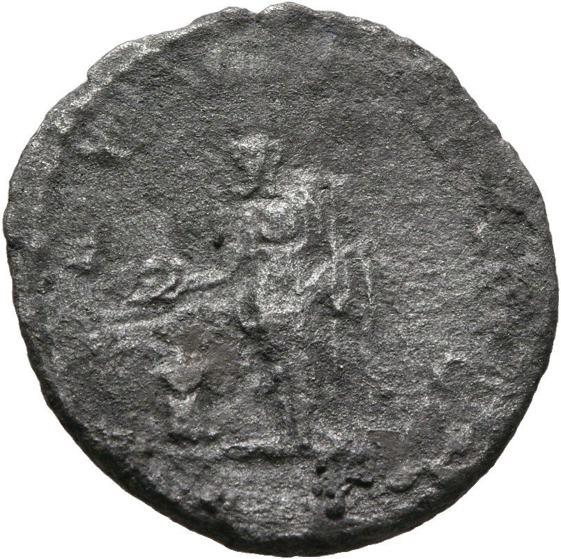 RIC II, Part 3 (second edition) Hadrian 2346 Hadrian reverse, Salus standing left, holding patera and sceptre; to left, altar