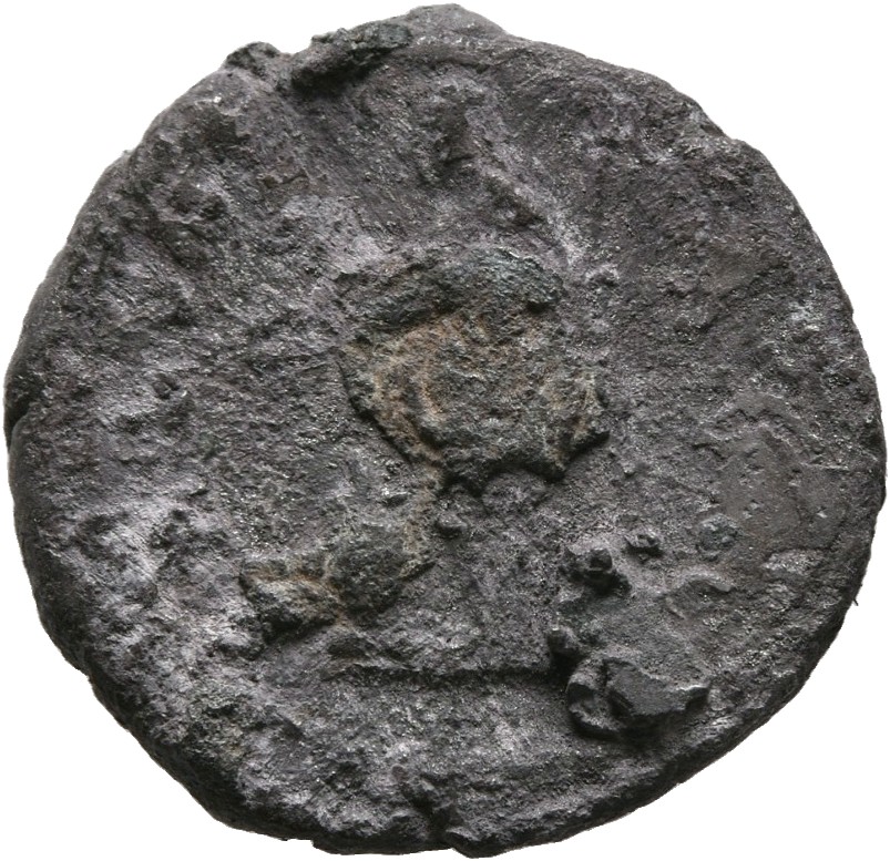 RIC II, Part 3 (second edition) Hadrian 2346 Hadrian reverse, Salus standing left, holding patera and sceptre; to left, altar