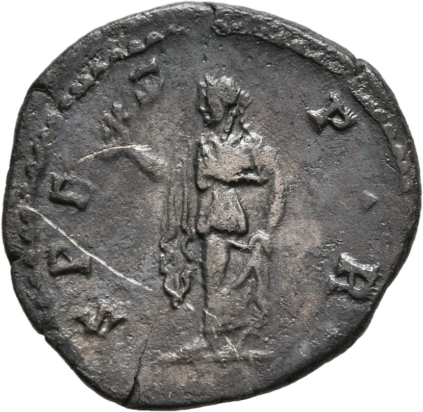 RIC II, Part 3 (second edition) Hadrian 2360 Hadrian reverse, Spes advancing left, holding flower and robe