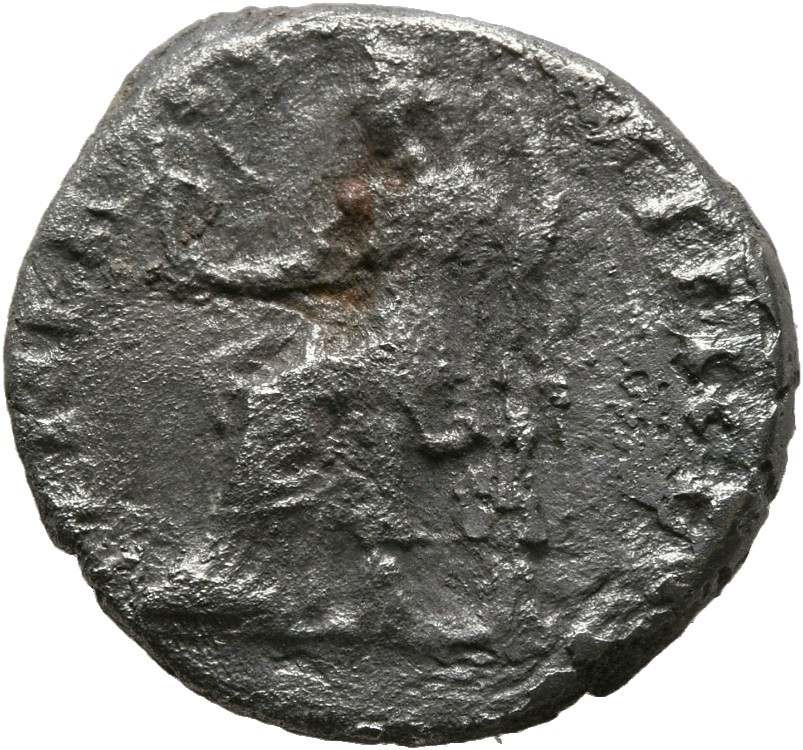 RIC II, Part 3 (second edition) Hadrian 2368 Hadrian reverse, Venus seated left, holding Cupid and sceptre
