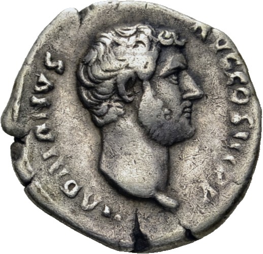 RIC II, Part 3 (second edition) Hadrian 2368 Hadrian obverse, Head of Hadrian, right