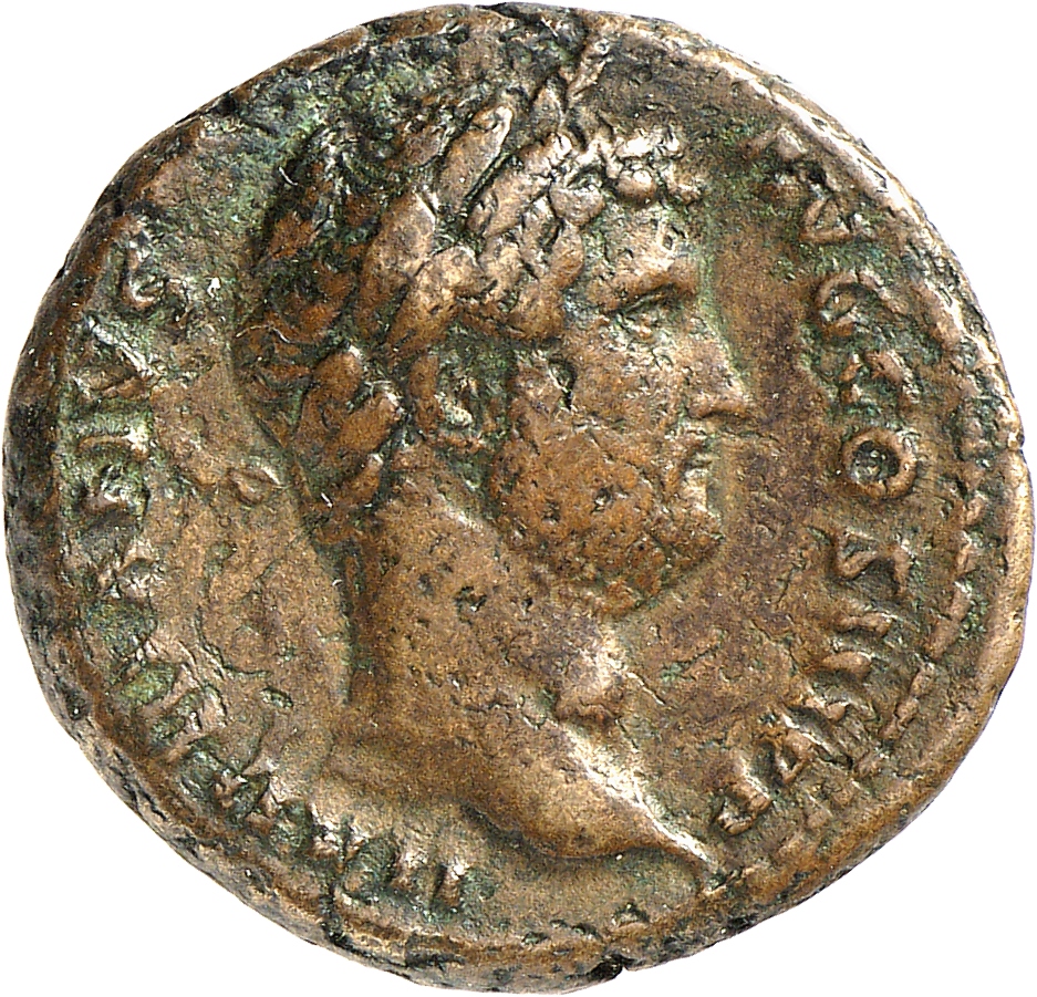RIC II, Part 3 (second edition) Hadrian 2373 Hadrian obverse, Head of Hadrian, laureate, right