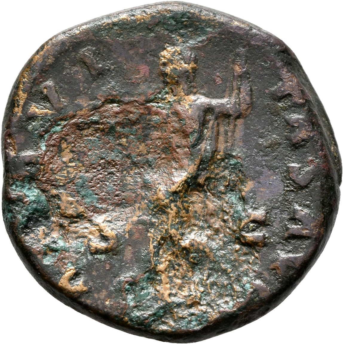 RIC II, Part 3 (second edition) Hadrian 2373 Hadrian reverse, Aequitas standing left, holding scales and sceptre