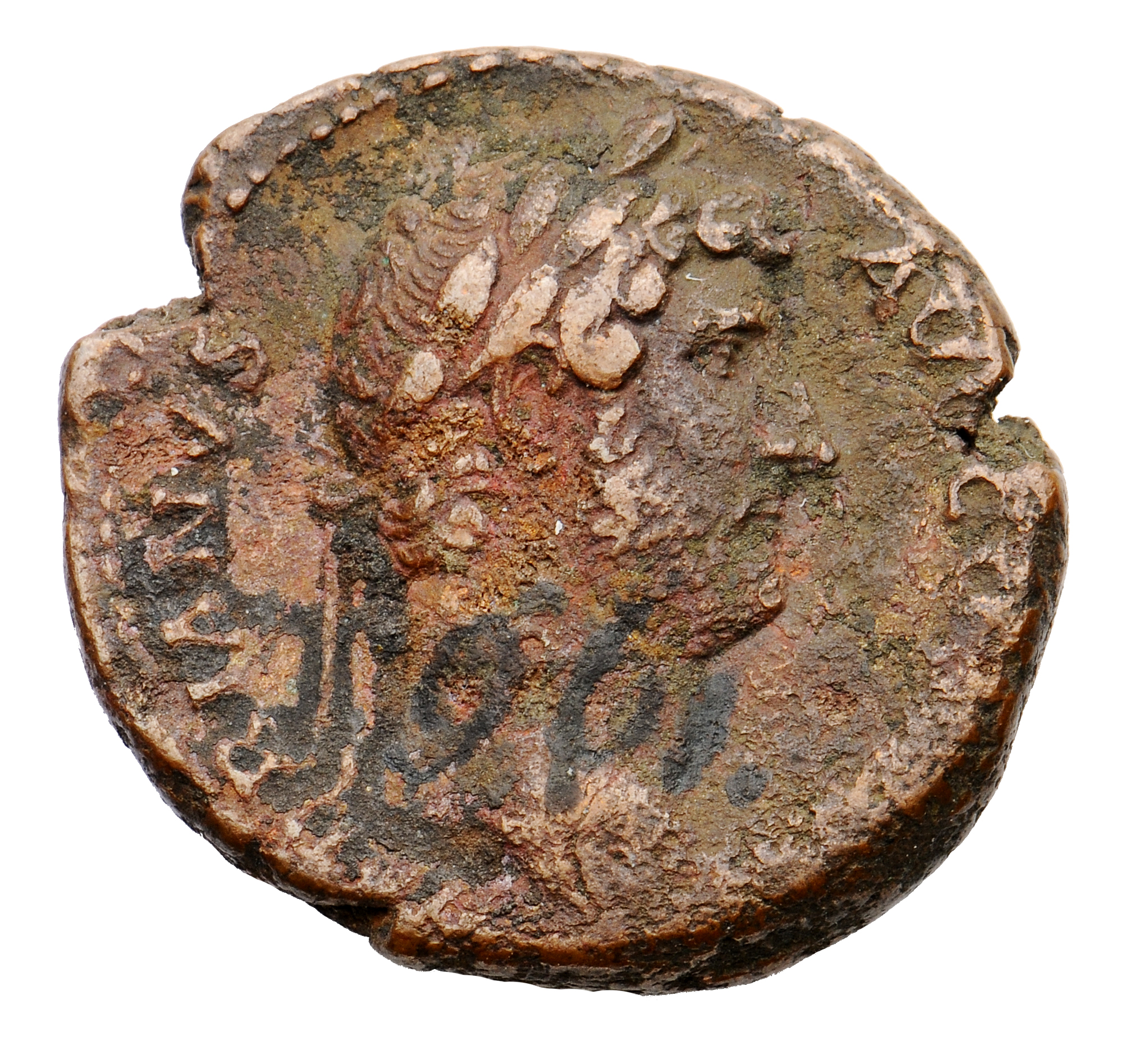 RIC II, Part 3 (second edition) Hadrian 2382 Hadrian obverse, Head of Hadrian, laureate, right