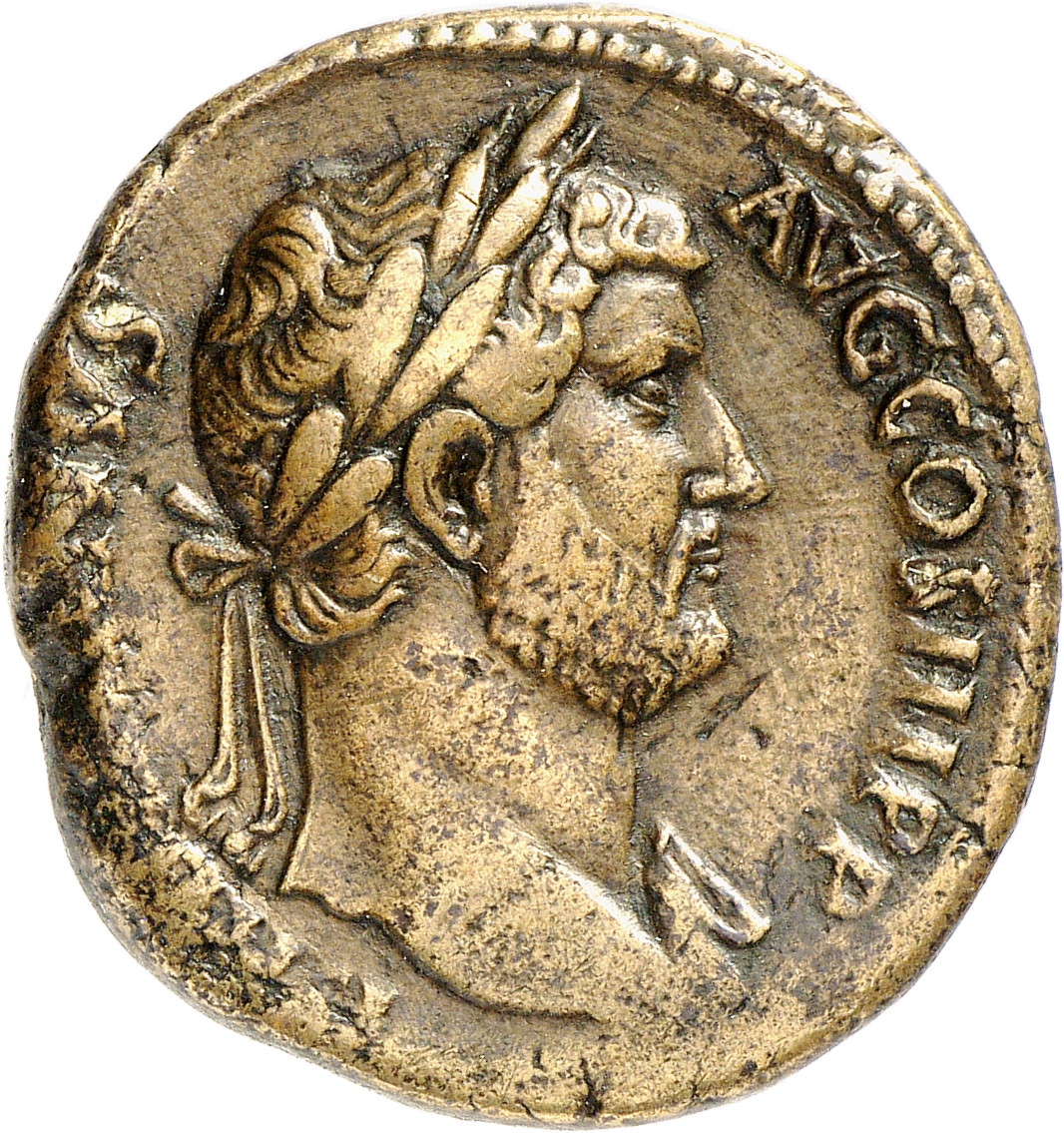 RIC II, Part 3 (second edition) Hadrian 2384 Hadrian obverse, Head of Hadrian, laureate, right