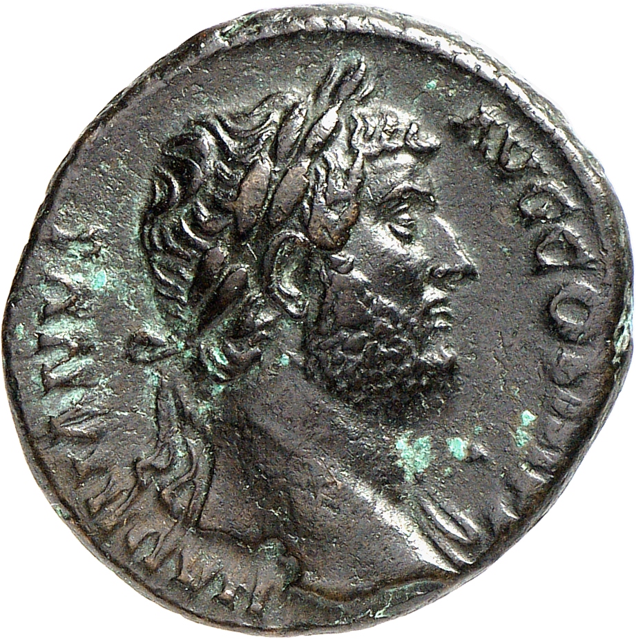 RIC II, Part 3 (second edition) Hadrian 2392 Hadrian obverse, Head of Hadrian, laureate, right