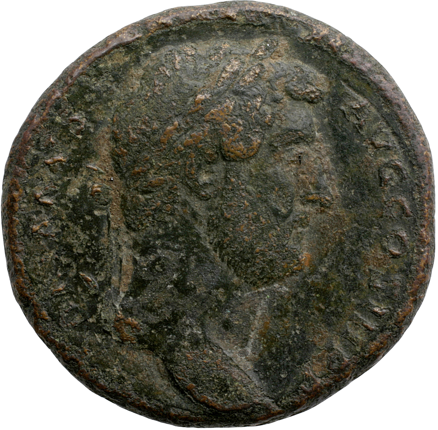 RIC II, Part 3 (second edition) Hadrian 2410 Hadrian obverse, Head of Hadrian, laureate, right