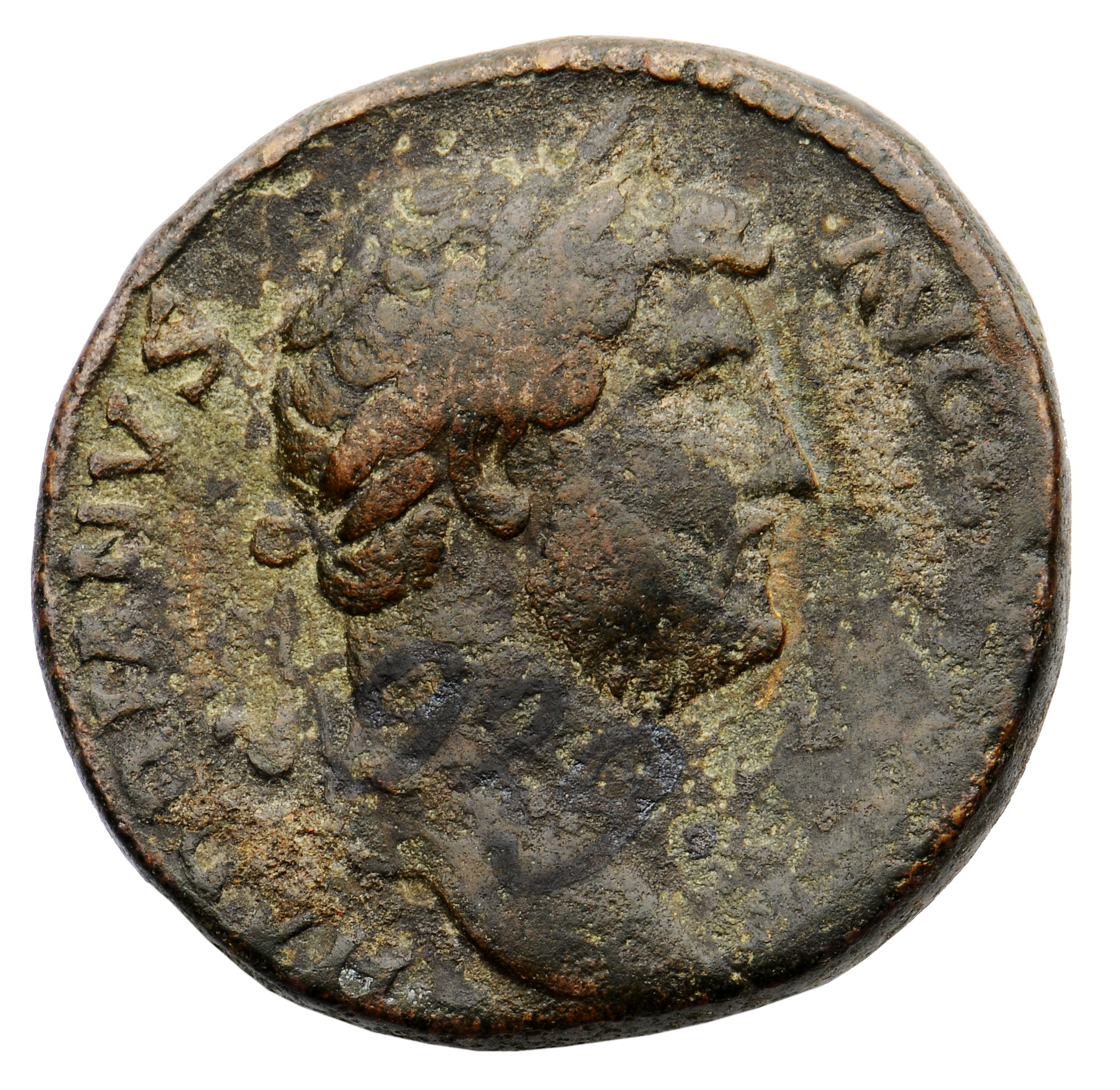RIC II, Part 3 (second edition) Hadrian 2429 Hadrian obverse, Head of Hadrian, laureate, right