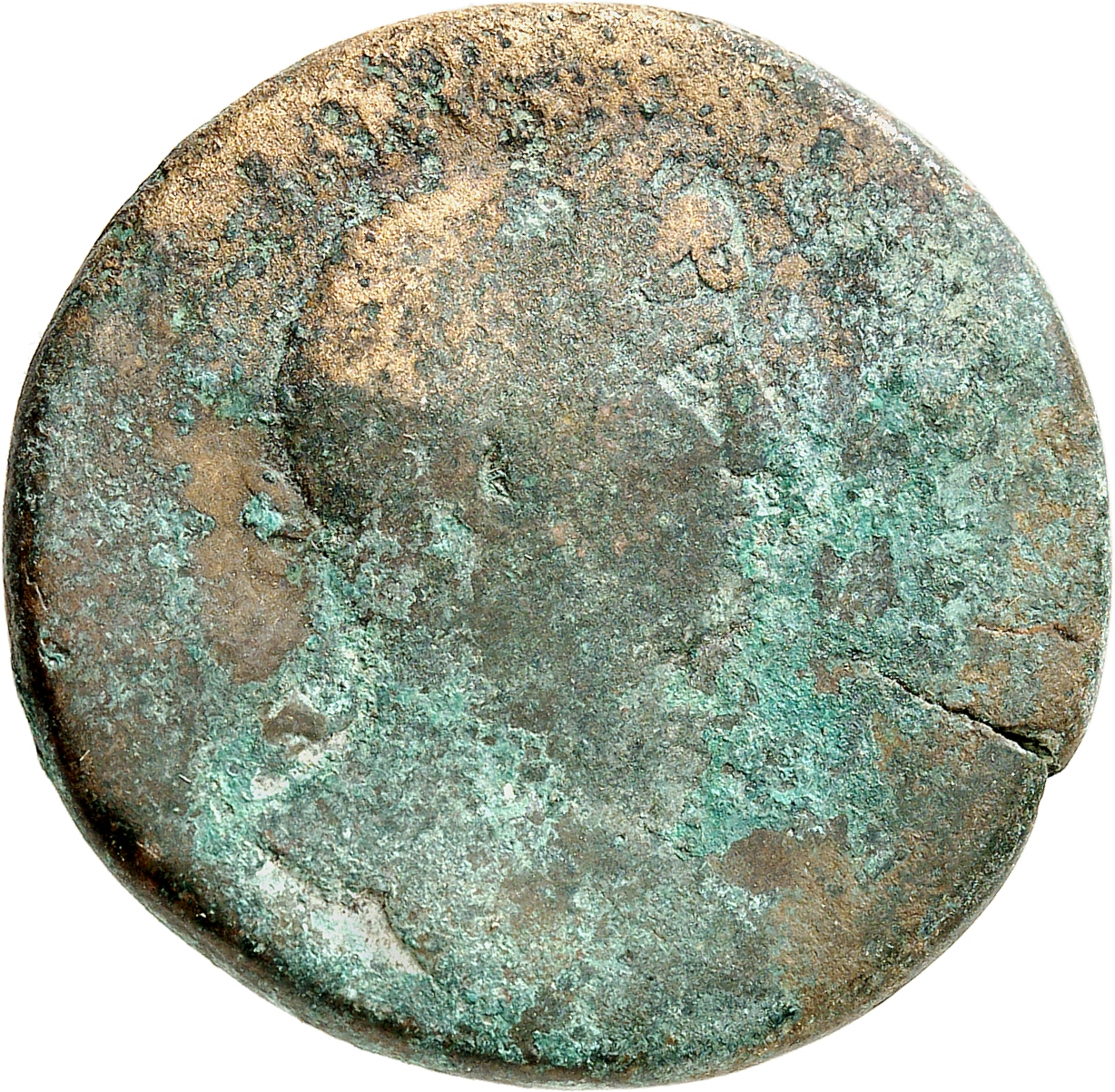 RIC II, Part 3 (second edition) Hadrian 243 Hadrian obverse, Head of Hadrian, laureate, right