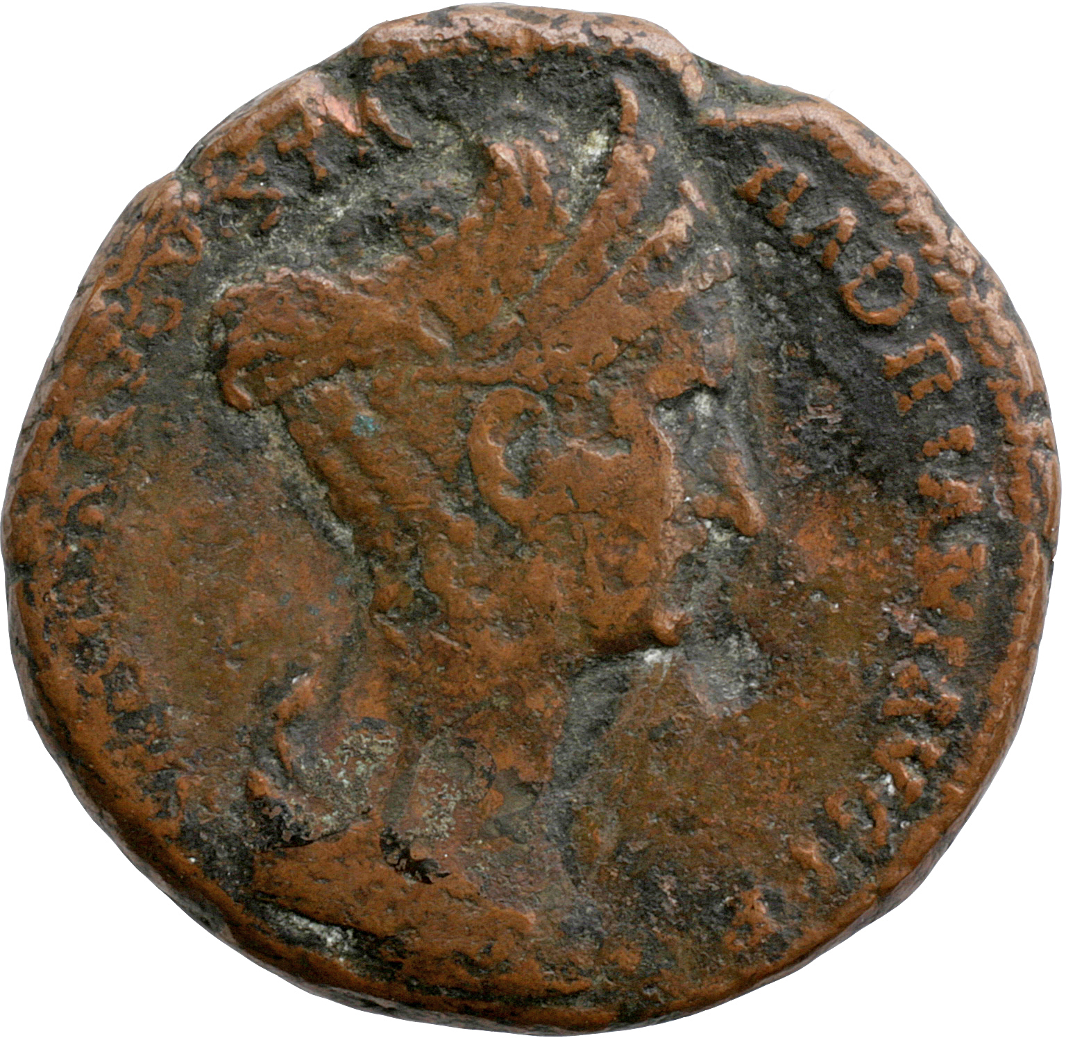RIC II, Part 3 (second edition) Hadrian 2475 Hadrian obverse, Bust of Sabina, wearing double stephane with hair braided an...