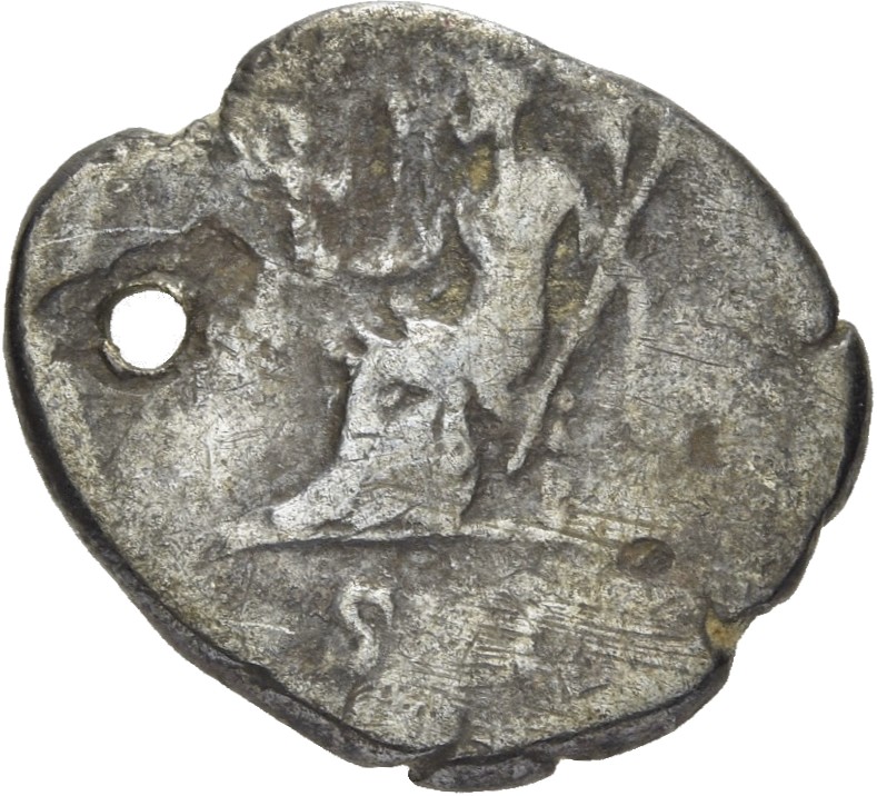 RIC II, Part 3 (second edition) Hadrian 2483 Hadrian reverse, Vesta seated left, holding palladium and sceptre