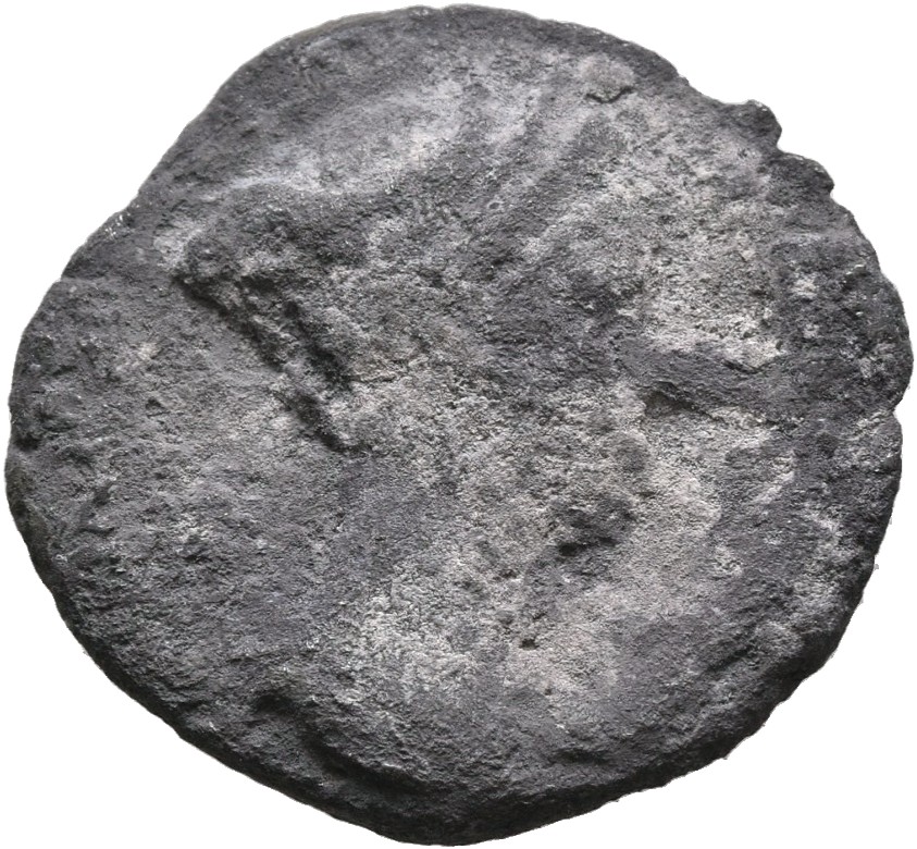 RIC II, Part 3 (second edition) Hadrian 2487 Hadrian obverse, Bust of Sabina, wearing double stephane with hair braided an...
