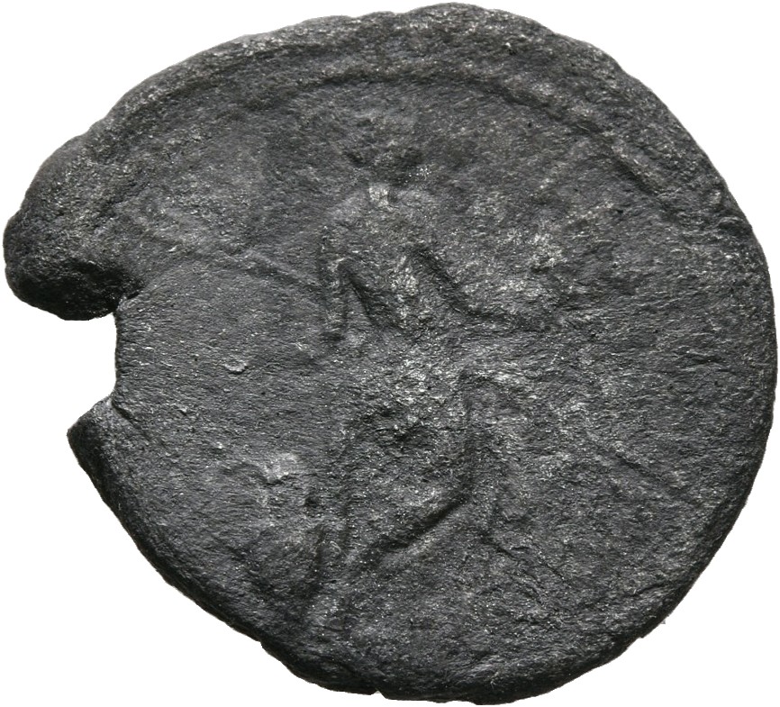 RIC II, Part 3 (second edition) Hadrian 2492 Hadrian reverse, Venus Victrix standing right, holding spear and helmet; by f...