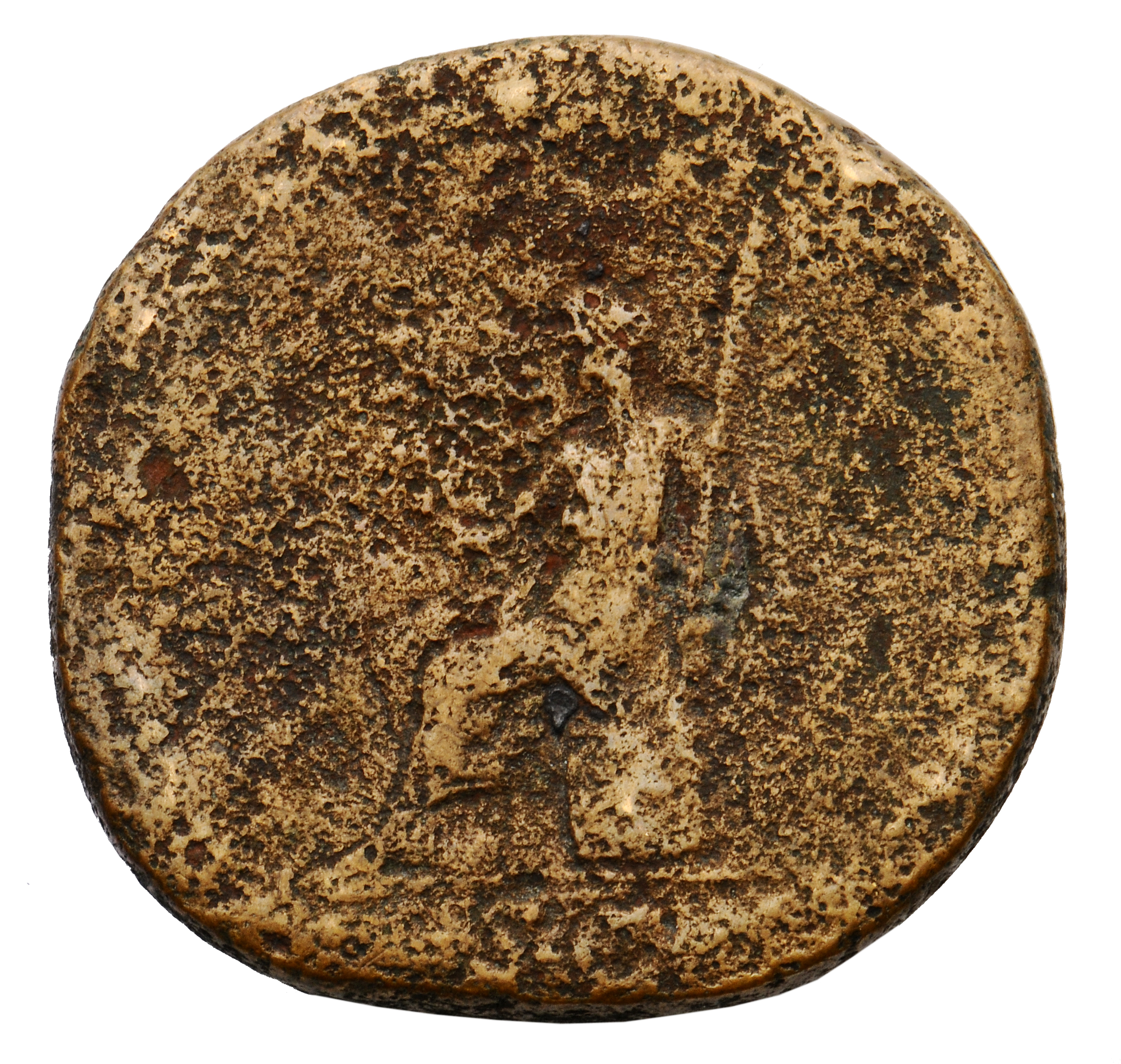 RIC II, Part 3 (second edition) Hadrian 2495 Hadrian reverse, Vesta seated left, holding palladium and sceptre