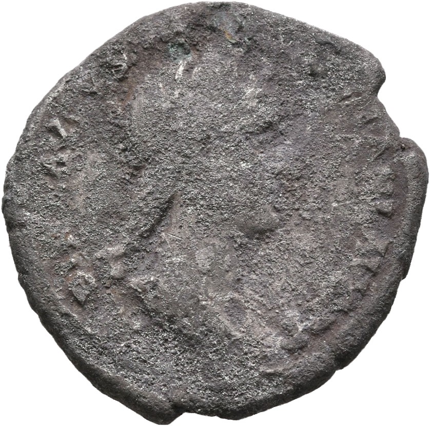 RIC II, Part 3 (second edition) Hadrian 2501 Hadrian obverse, Bust of Sabina, diademed, wearing stephane with hair in queu...